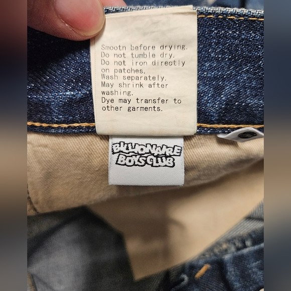 NEW Y2K VINTAGE Billionaire Boys Club DIAMOND & DOLLARS Jeans 38X35 Japan XXL - Picture 8 of 14